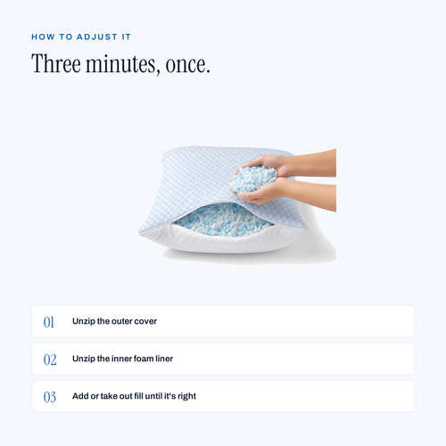 The Cloud — Adjustable Cooling Memory Foam Pillow