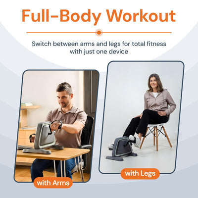 Mini Pedal Exerciser for Arms & Legs – Rehab & Home Fitness