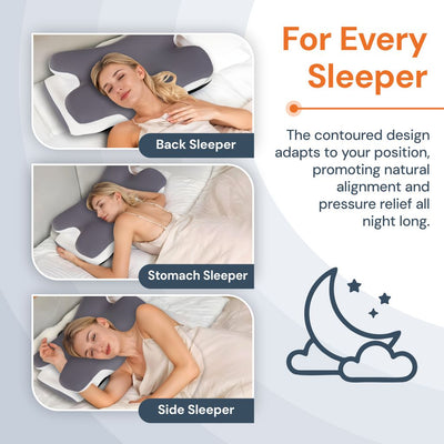 Halo Cervical Pillow — Ice Silk Cover