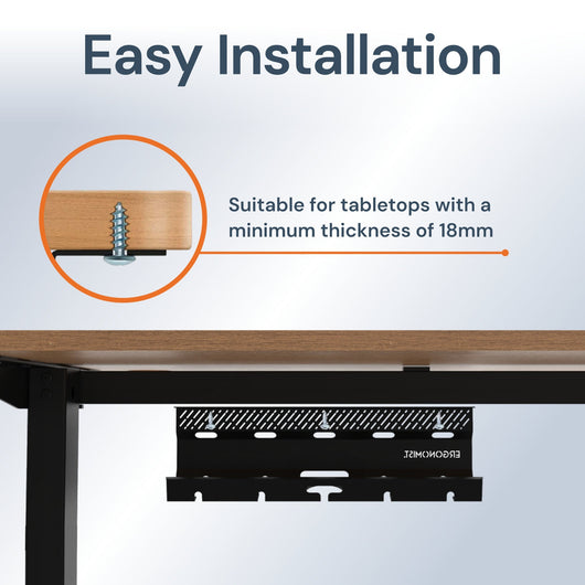 Cable Tray | Under Desk Cable Management