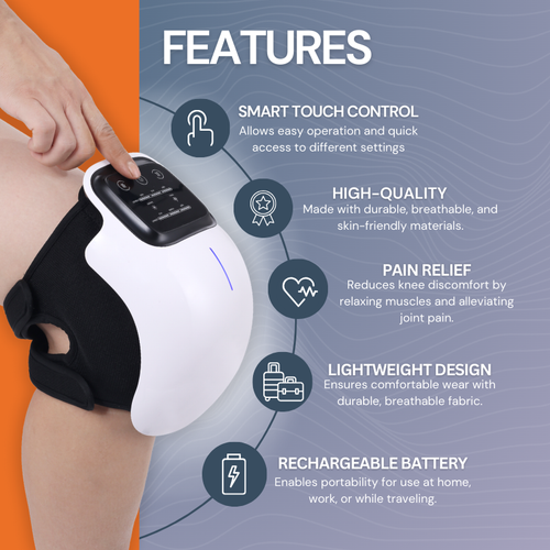 Knee Massager - Infrared | Heat | Vibration