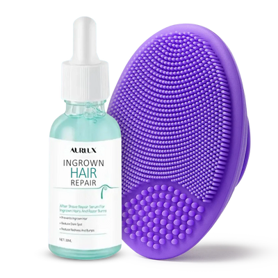 Face Exfoliator + Ingrown Hair Repair Serum