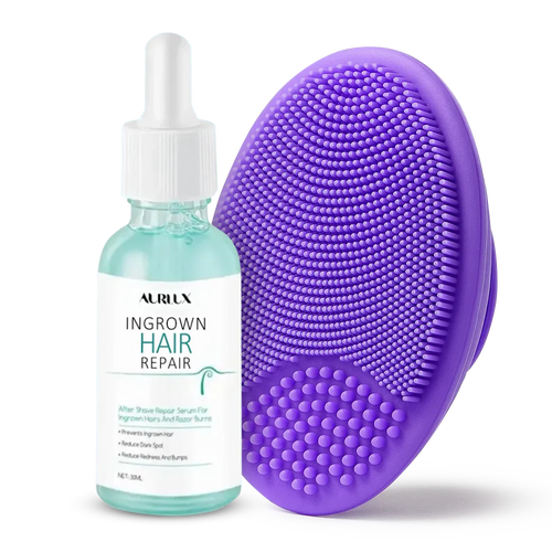 Face Exfoliator + Ingrown Hair Repair Serum