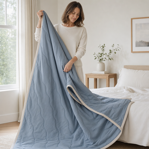The Drift — Quilted Cooling Summer Comforter