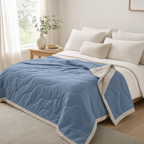 The Drift — Quilted Cooling Summer Comforter