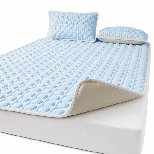 The Everest — Latex Cooling Mattress Topper Set