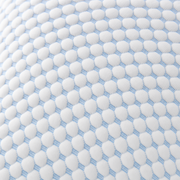 Macro of the cool-touch lattice knit cover texture