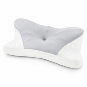 The Aligned butterfly cervical contour memory foam pillow, three-quarter view